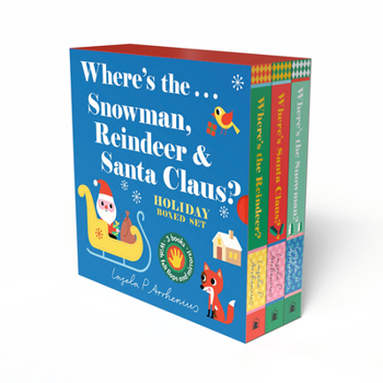 Hardcover Where's the . . . Snowman, Reindeer & Santa Claus? Holiday Boxed Set Book