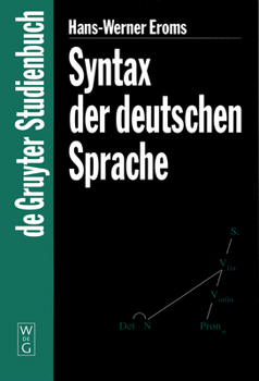 Hardcover Syntax der Deutschen Sprache [German] Book
