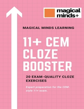 Paperback 11+ CEM Cloze Tests Book