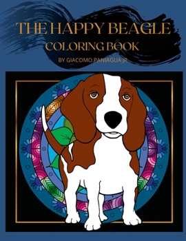 Paperback The Happy Beagle Coloring Book