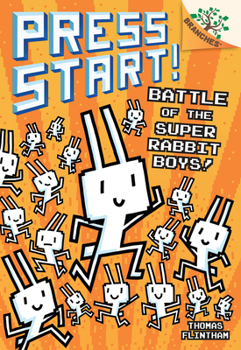 Hardcover Battle of the Super Rabbit Boys!: A Branches Book (Press Start! #18) Book