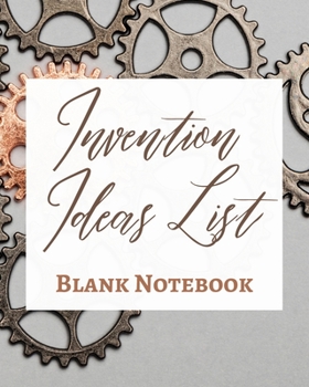 Paperback Invention Ideas List - Blank Notebook - Write It Down - Pastel Rose Gold Pink - Abstract Modern Contemporary Unique Art Book