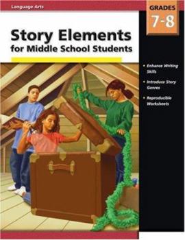Paperback Story Elements Middle School Book