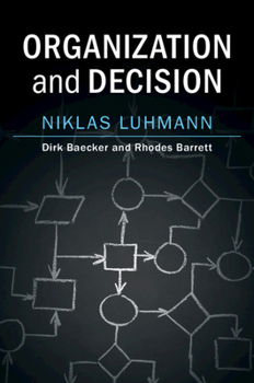Paperback Organization and Decision Book