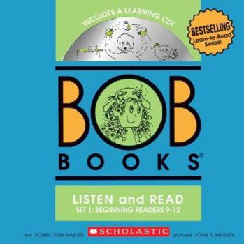 Hardcover Bob Books Set 1 Bind-Up: Books #9-12 + CD [With CD (Audio)] Book
