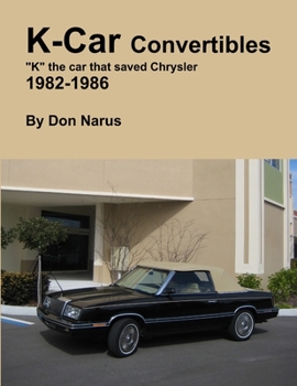Paperback K-Car Convertible Chrysler Dodge 1982-1986 Book