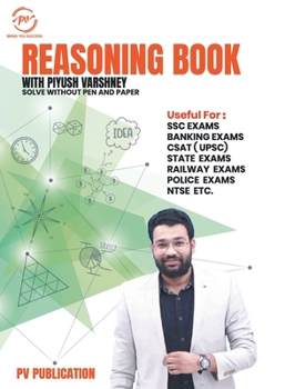 Paperback Reasoning Book With Piyush Varshney (English Medium) Book