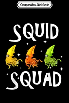 Composition Notebook: Squid Squad  Journal/Notebook Blank Lined Ruled 6x9 100 Pages