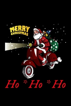 Merry Christmas Ho Ho Ho: Scooter Lover Gift - Christmas Present - Funny Gag Gift for Work or Friends -  Cornell Notebook For School or Office
