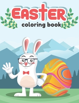 Paperback Easter Coloring Book: 30 Easy Coloring Pages for Young Children Loving Easter Book