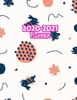 2020-2021 Planner: Two Year Calendar Organizer and Goal Journal | January 2020 - December 2021 Daily, Weekly and Monthly Planner Book with Back Sticker Expression Wall for 2 Years | Design Code 399947