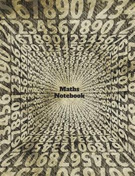 Maths Notebook : Maths Notebook: 8. 5 by 11 Inches (A4)-120 Pages-4x4 Squares. Perfect for Kids, Teens and Adults Alike