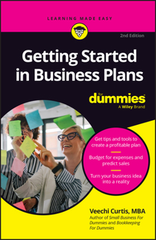 Paperback Getting Started in Business Plans for Dummies Book