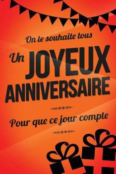 Paperback Joyeux Anniversaire - Orange: Livre a ecrire [French] Book