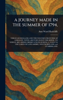 Hardcover A Journey Made in the Summer of 1794, Book