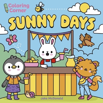 Paperback Coloring Corner: Sunny Days Book