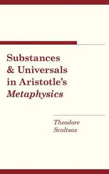 Hardcover Substances and Universals in Aristotle's Metaphysics Book