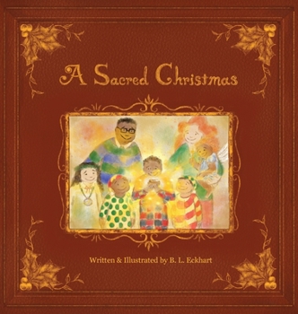 Hardcover A Sacred Christmas [Large Print] Book