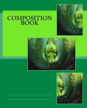 Paperback Composition Book: Reptiles Book