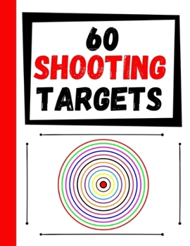 60 Shooting Targets: Large Paper Perfect for Rifles / Firearms / BB / AirSoft / Pistols / Archery & Pellet Guns