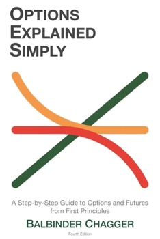 Paperback Options Explained Simply: A Step-by-Step Guide to Options and Futures from First Principles Book
