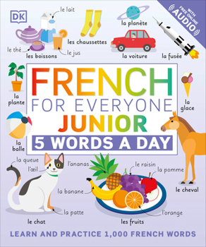 Paperback French for Everyone Junior: 5 Words a Day Book