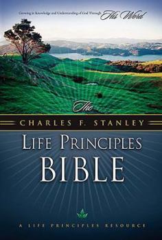 Hardcover Charles F. Stanley Life Principles Bible-NKJV Book