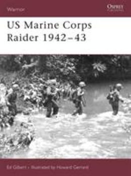Paperback US Marine Corps Raider 1942-43 Book