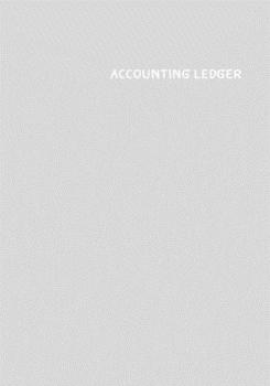 Accounting Ledger Book: 120 pages - 7x10 inch - Payment and Deposit - White Paper - Cloud Cover: This Accounting Ledger book is useful for per