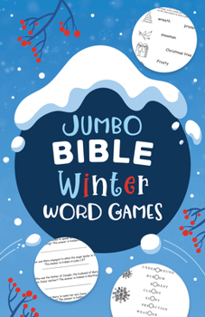Paperback Jumbo Bible Winter Word Games Book
