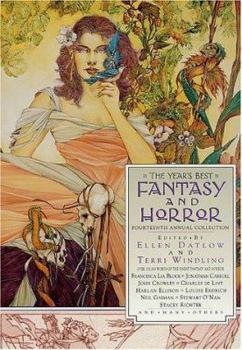 Hardcover The Year's Best Fantasy and Horror: Fourteenth Annual Collection Book