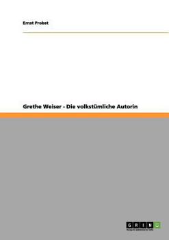 Paperback Grethe Weiser - Die volkstümliche Schauspielerin [German] Book