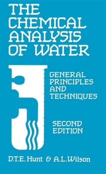 Hardcover Chemical Analysis of Water: General Principles and Techniques Book