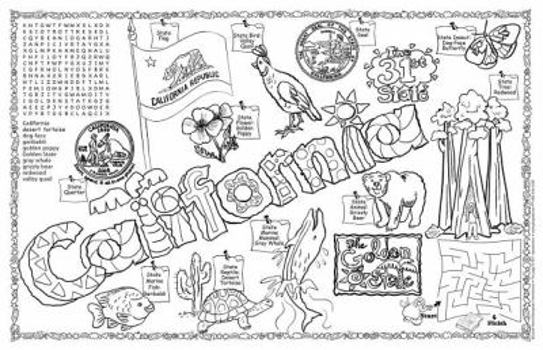 Loose Leaf California Symbols & Facts Funsheet - Pack of 30 Book