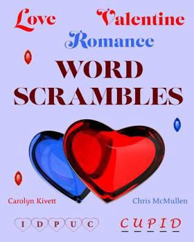 Paperback Love / Valentine / Romance Word Scrambles Book