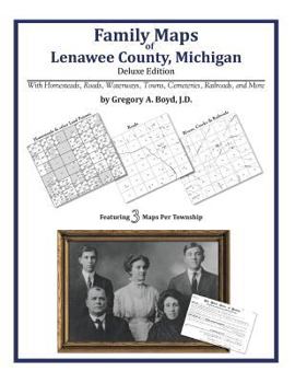 Paperback Family Maps of Lenawee County, Michigan Book