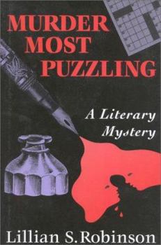 Hardcover Murder Most Puzzling: A Literary Mystery Book