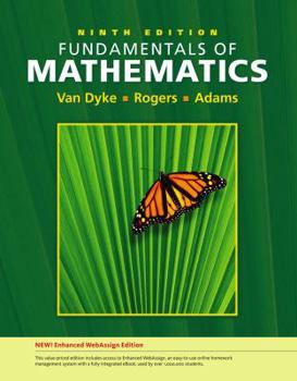 Paperback Fundamentals of Mathematics, Edition (with Webassign Printed Access Card, Single-Term) [With Access Code] Book