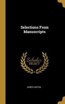 Hardcover Selections From Manuscripts Book