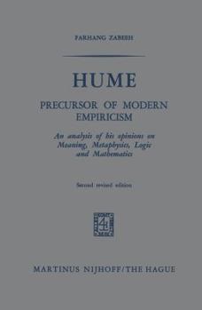 Paperback Hume: Precursor of Modern Empiricism Book