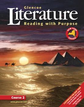 Hardcover Glencoe Literature: Reading with Purpose, Course Two, New York Student Edition Book