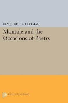 Paperback Montale and the Occasions of Poetry Book