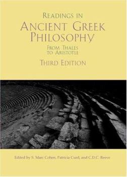 Paperback Readings in Ancient Greek Philosophy: From Thales to Aristotle Book