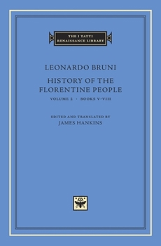 Hardcover History of the Florentine People [Latin] Book