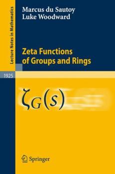 Paperback Zeta Functions of Groups and Rings Book