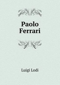 Paperback Paolo Ferrari [Italian] Book