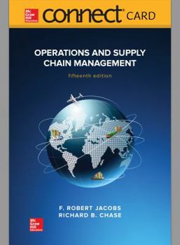 Printed Access Code Connect Access Card for Operations and Supply Chain Management 15e Book