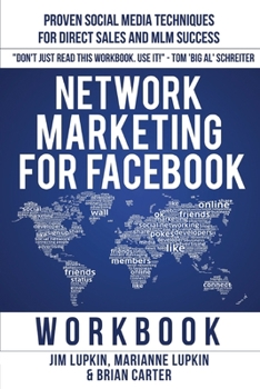 Paperback Network Marketing For Facebook: The Workbook Book