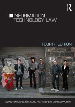 Paperback Information Technology Law Book