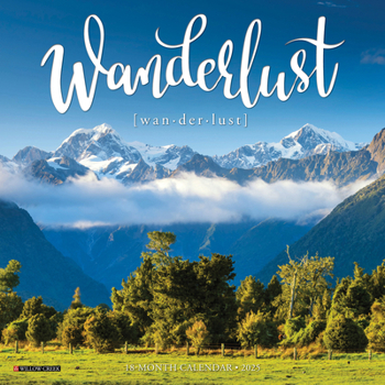 Calendar Wanderlust 2025 7 X 7 Mini Wall Calendar Book